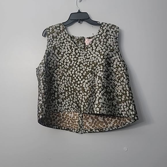 BURU  Woven Le V Mod Top Olive - Picture 3 of 8